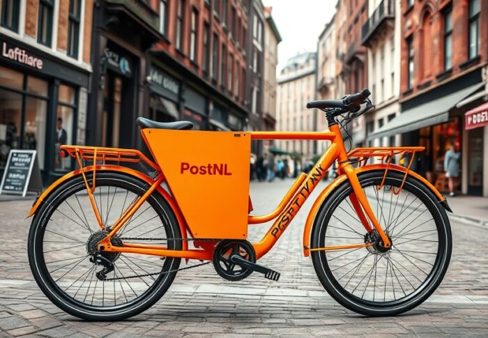 Elektrische bakfietsen van postnl zorgen voor schone stadslogistiek