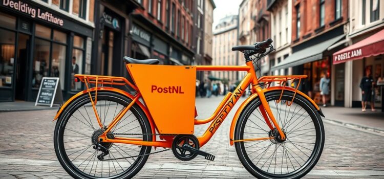 Elektrische bakfietsen van postnl zorgen voor schone stadslogistiek